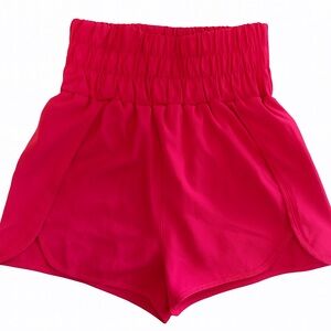 Set of 2 - Women's High-Waisted Shorts (pink and sage)